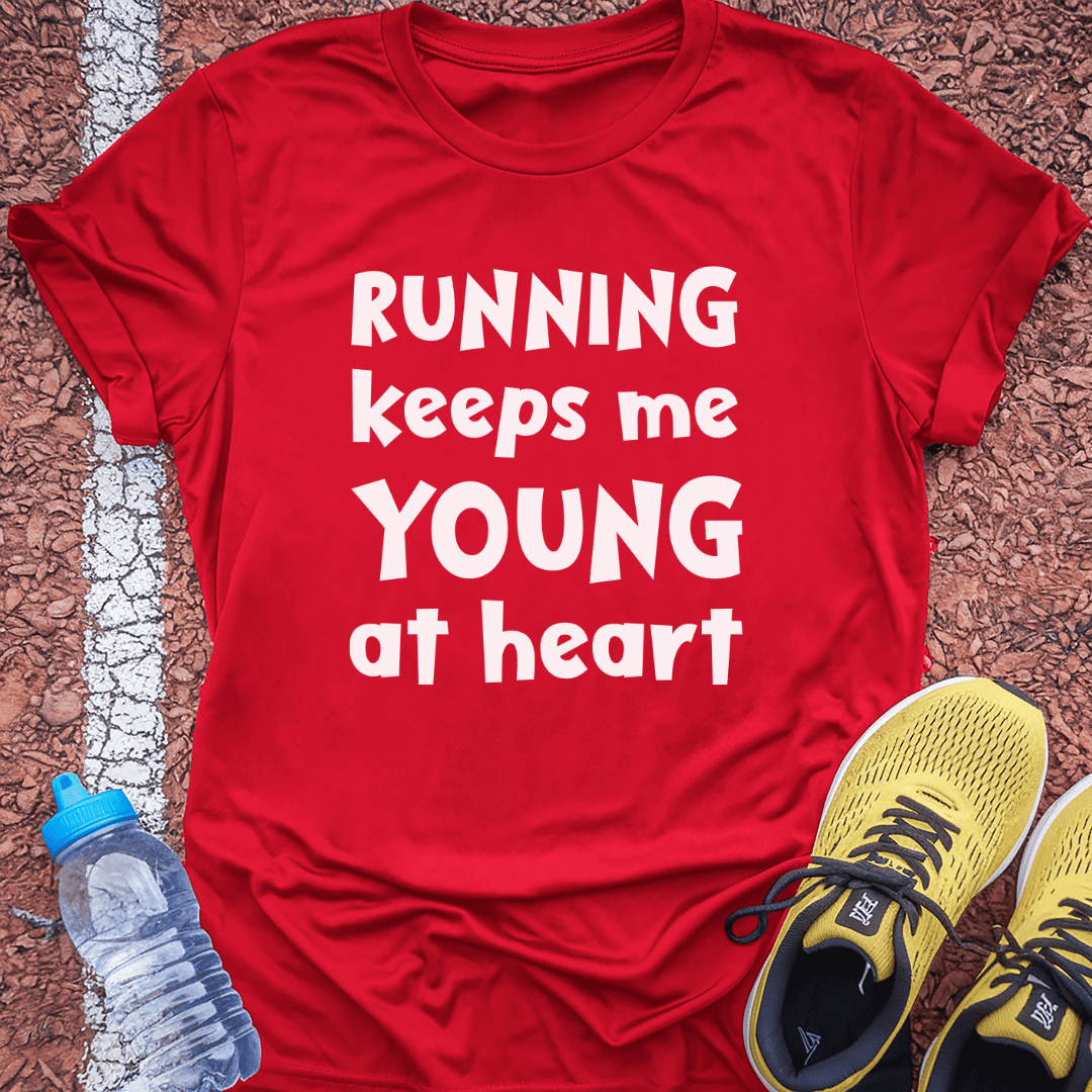 Young at Heart T-Shirt Gift Ideas For Runners