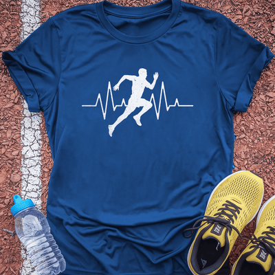 Heart Beat T-Shirt Gift Ideas For Runners