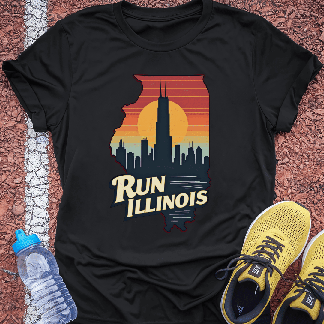 Illinois State T-shirt Gift Ideas For Runners
