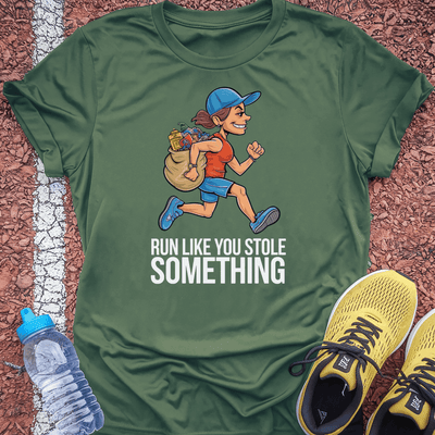 Stole Something T-shirt Gift Ideas For Runners