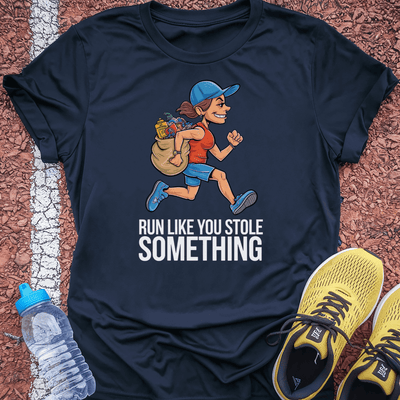Stole Something T-shirt Gift Ideas For Runners