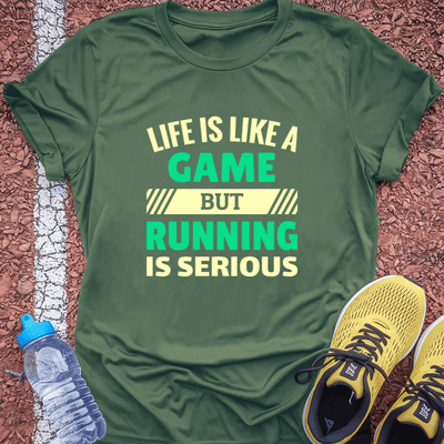 Running is Serious T-shirt Gift Ideas For Runners