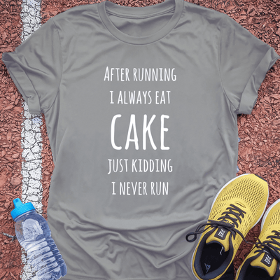 Eat Cake T-shirt Gift Ideas For Runners