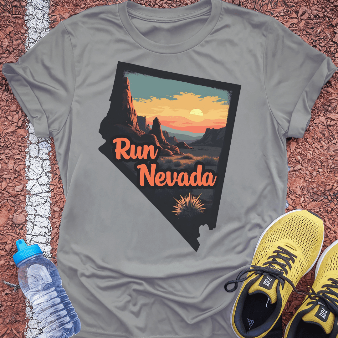 Nevada State T-shirt Gift Ideas For Runners