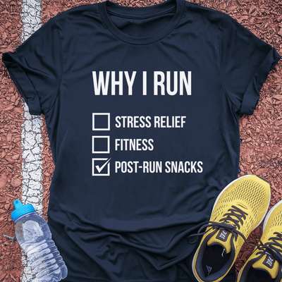 Snacks T-Shirt Gift Ideas For Runners