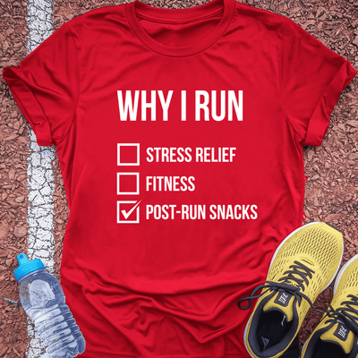 Snacks T-Shirt Gift Ideas For Runners