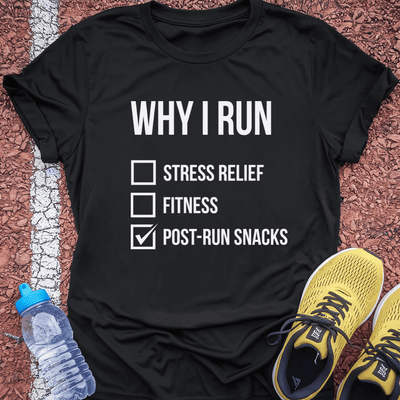 Snacks T-Shirt Gift Ideas For Runners