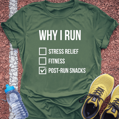 Snacks T-Shirt Gift Ideas For Runners