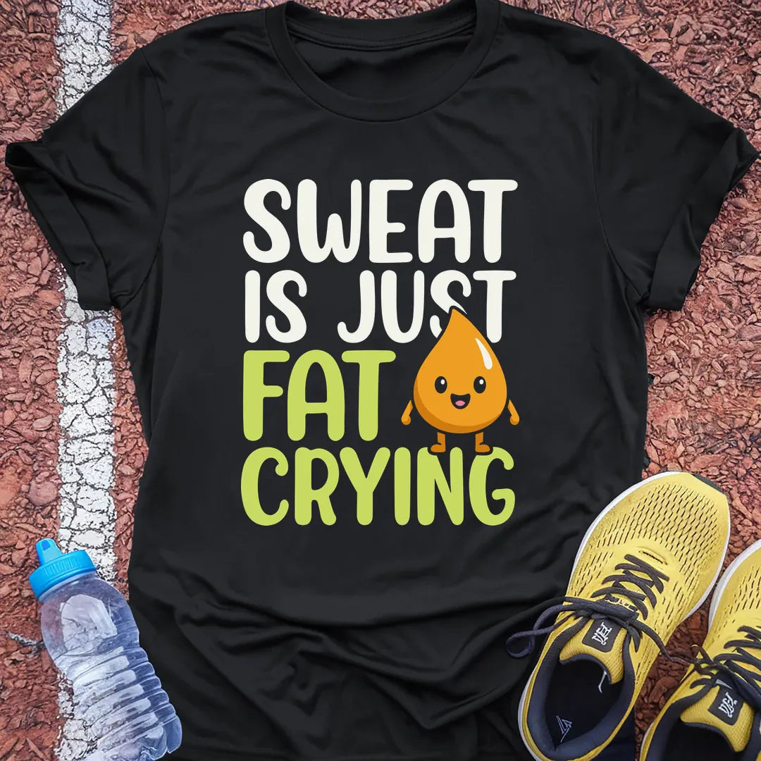 Fat Crying T-Shirt Gift Ideas For Runners