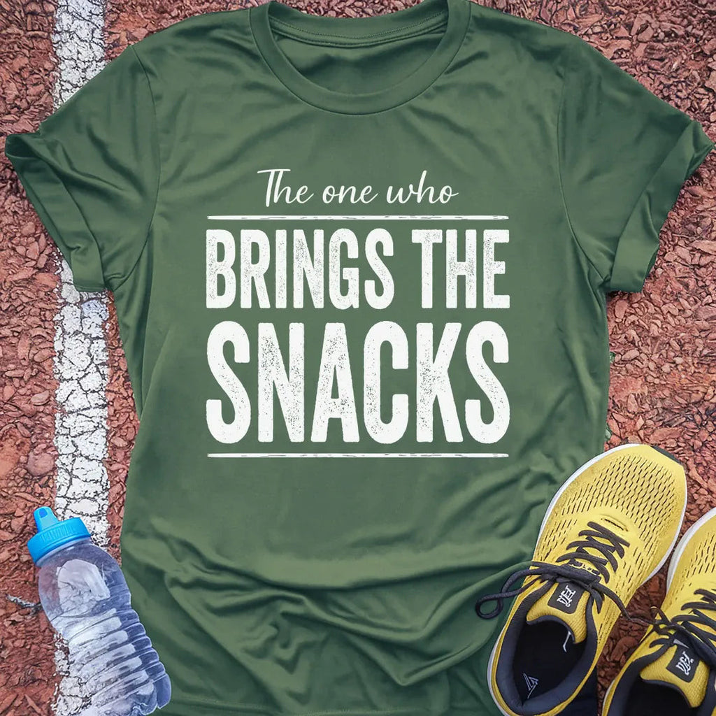Brings Snacks T-Shirt Gift Ideas For Runners