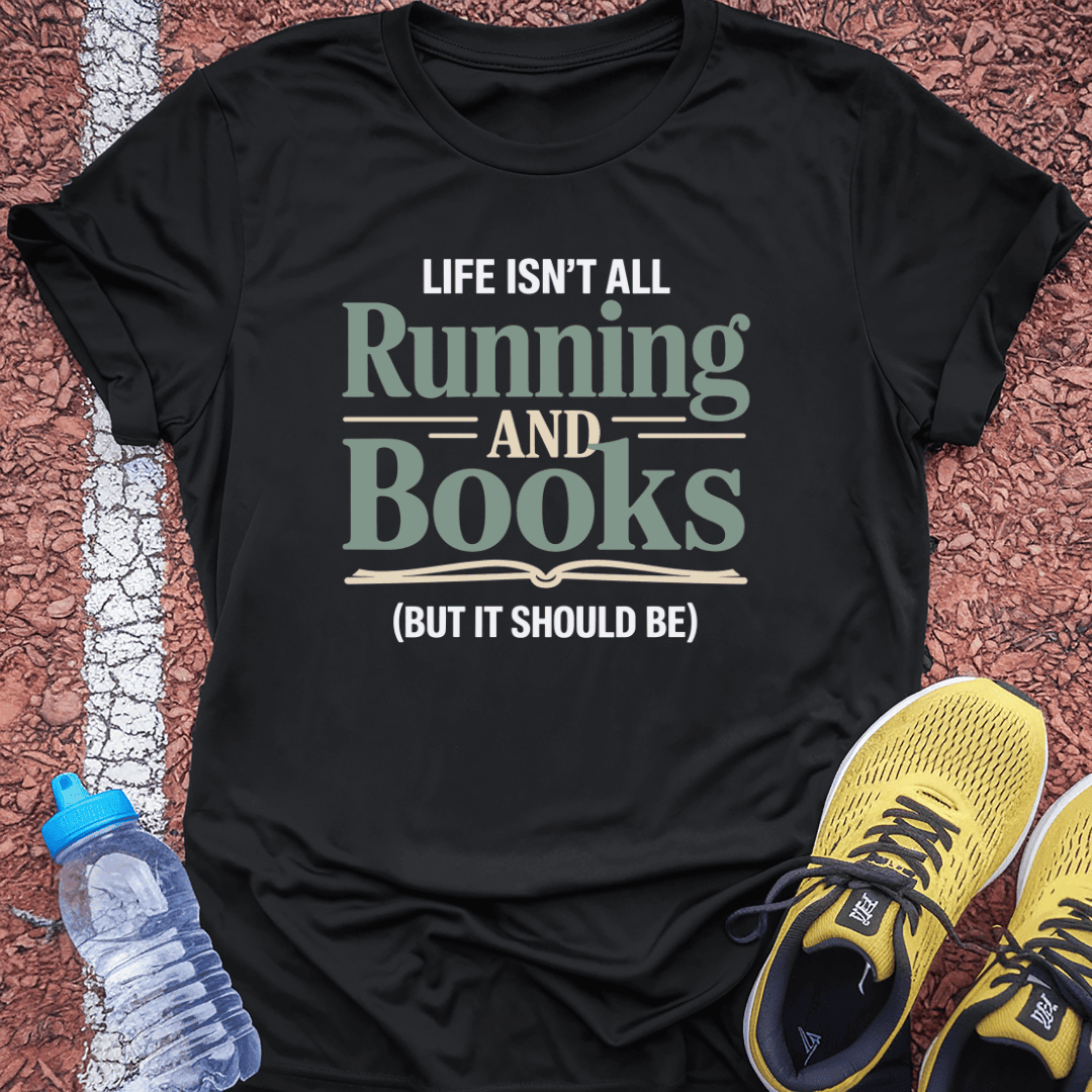 Running & Books T-Shirt Gift Ideas For Runners