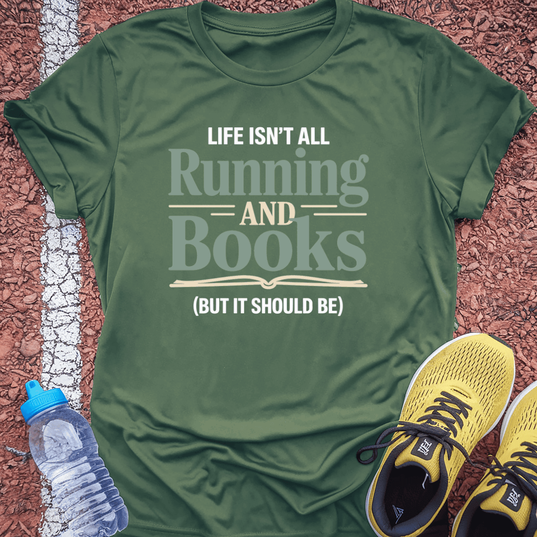 Running & Books T-Shirt Gift Ideas For Runners