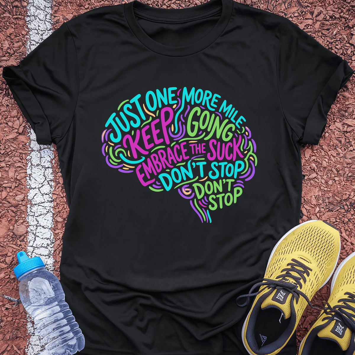 Brain T-Shirt Gift Ideas For Runners