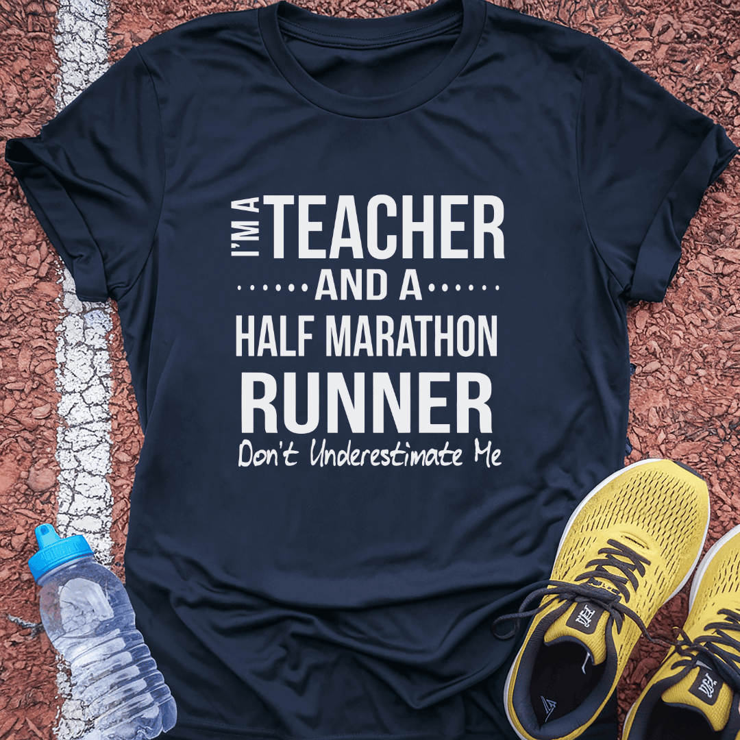 Teacher & Half-Marathoner Tech Tee Gift Ideas For Runners