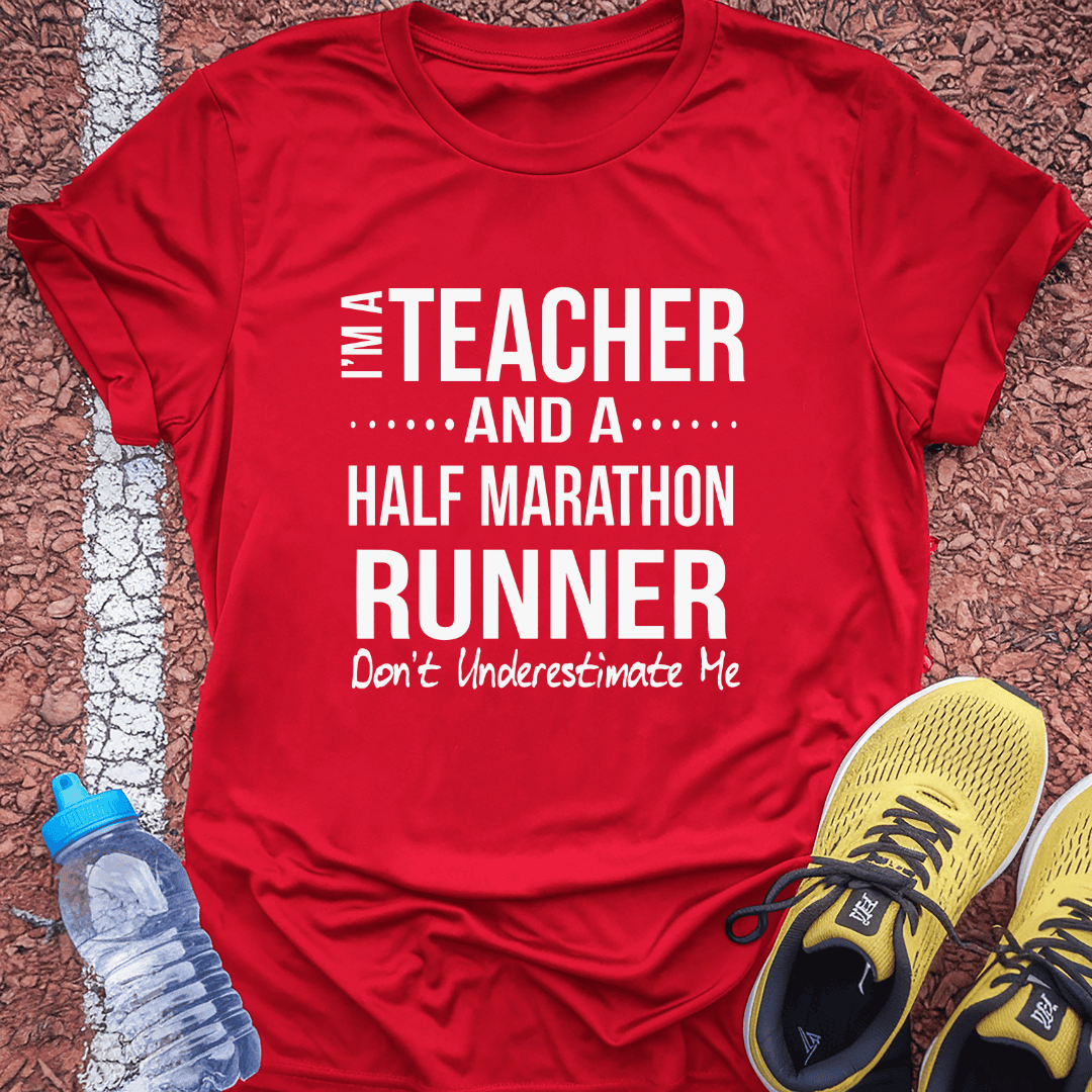 Teacher & Half-Marathoner Tech Tee Gift Ideas For Runners