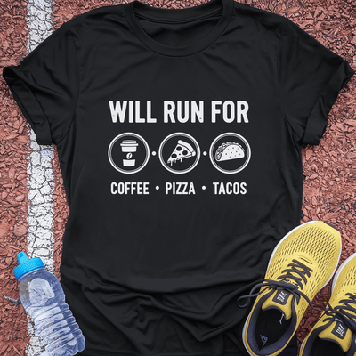 Will Run For T-shirt Gift Ideas For Runners