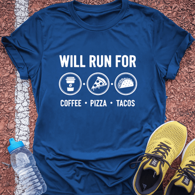 Will Run For T-shirt Gift Ideas For Runners