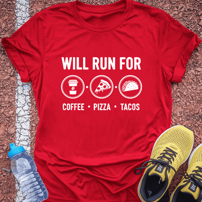 Will Run For T-shirt Gift Ideas For Runners