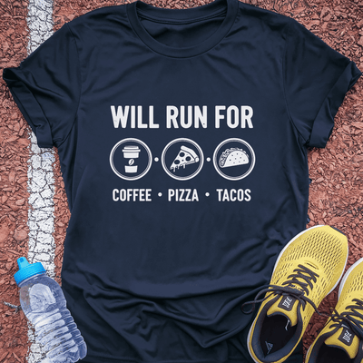 Will Run For T-shirt Gift Ideas For Runners