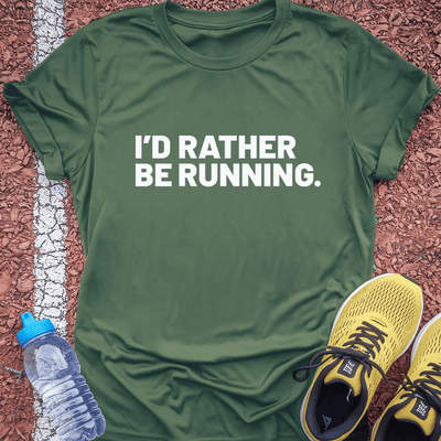 Rather Be Running T-Shirt Gift Ideas For Runners