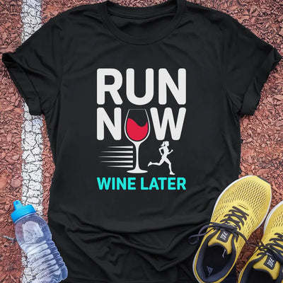 Wine Later T-Shirt Gift Ideas For Runners