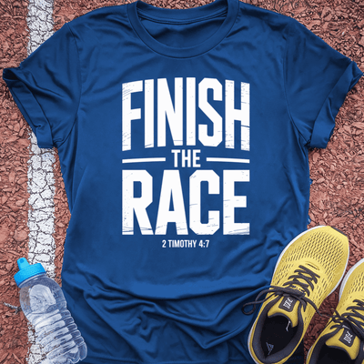 Finish the Race T-Shirt Gift Ideas For Runners