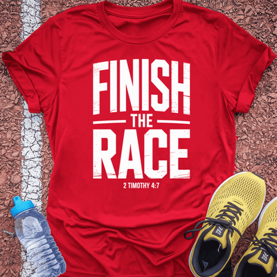 Finish the Race T-Shirt Gift Ideas For Runners