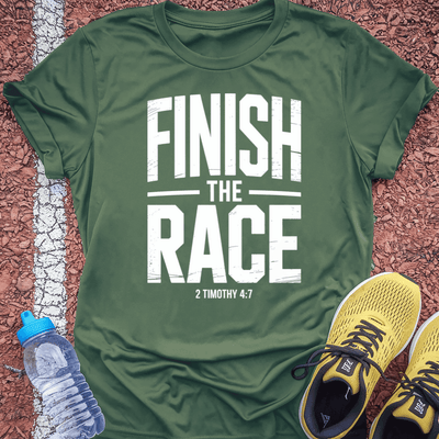 Finish the Race T-Shirt Gift Ideas For Runners