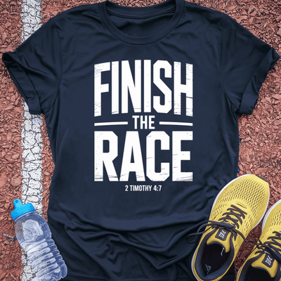 Finish the Race T-Shirt Gift Ideas For Runners