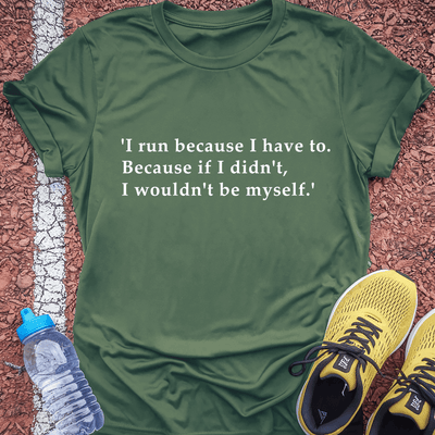 Be Myself T-Shirt Gift Ideas For Runners