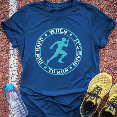 Run Hard T-Shirt Gift Ideas For Runners