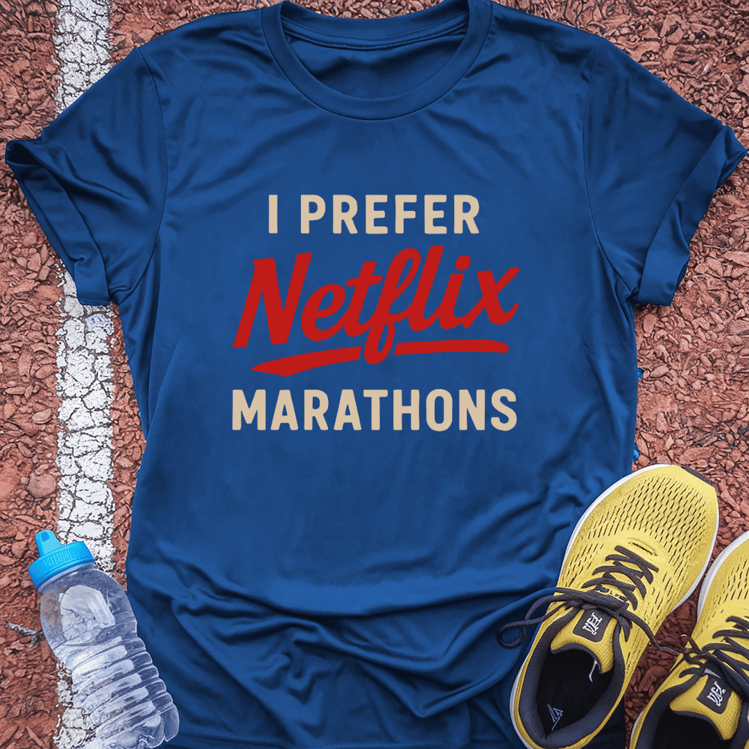 Netflix Marathons T-shirt Gift Ideas For Runners