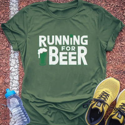 Running For Beer T-Shirt Gift Ideas For Runners