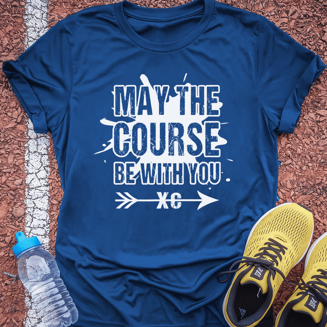 Course Be With You T-Shirt Gift Ideas For Runners