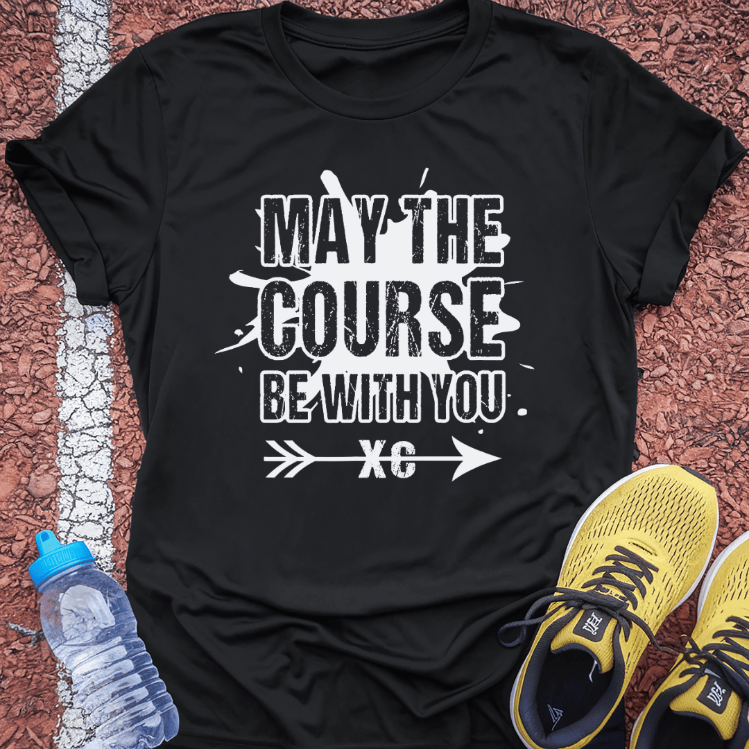 Course Be With You T-Shirt Gift Ideas For Runners