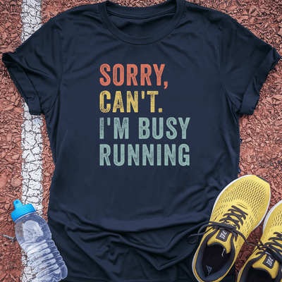 Busy Running T-Shirt Gift Ideas For Runners