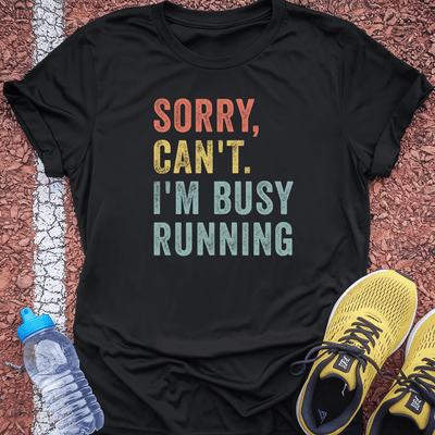Busy Running T-Shirt Gift Ideas For Runners