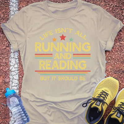 Running & Reading Tech Tee Gift Ideas For Runners
