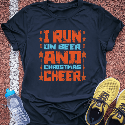 Beer & Christmas Cheer T-Shirt Gift Ideas For Runners