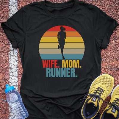 Wife, Mom, Runner Tech Tee Gift Ideas For Runners