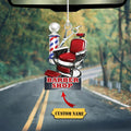 Barber Logo Custom Shaped Ornament 2D, Christmas Gift For Barber, Barber , Christmas Gift, Top Christmas Decor