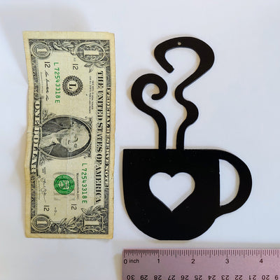 Coffee Sunshine Mug Wall Art Metal Wall Decoration Kitchen Decor Coffee Bar