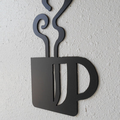 Coffee Mug Wall Art Metal Wall Decoration
