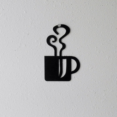 Coffee Mug Wall Art Metal Wall Decoration