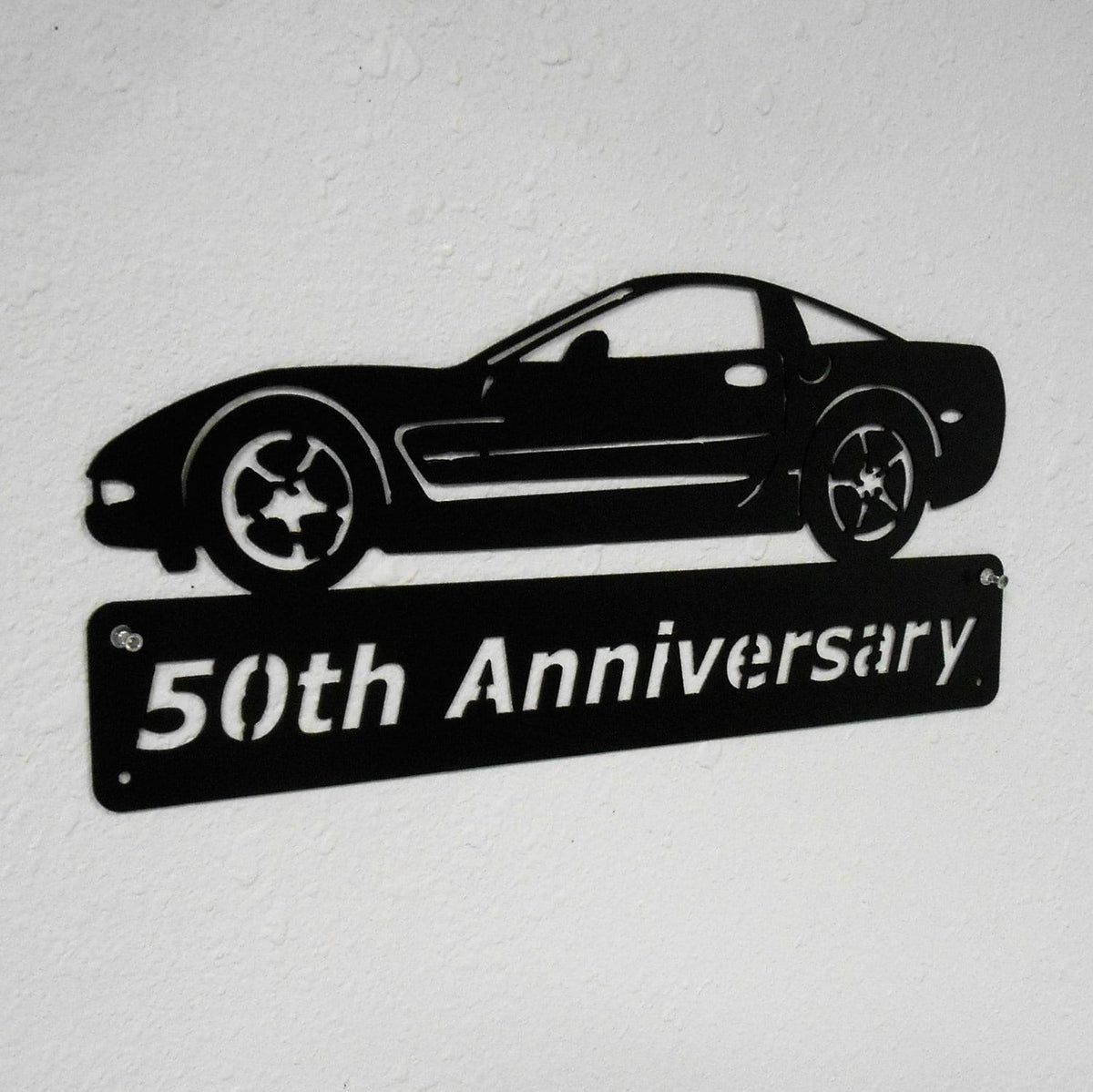 2003 Chevrolet Corvette - Metal Car Sign - Man Cave Sign - 50th Anniversary - Metal Wall Art - Garage Sign - Man Cave- Car Art