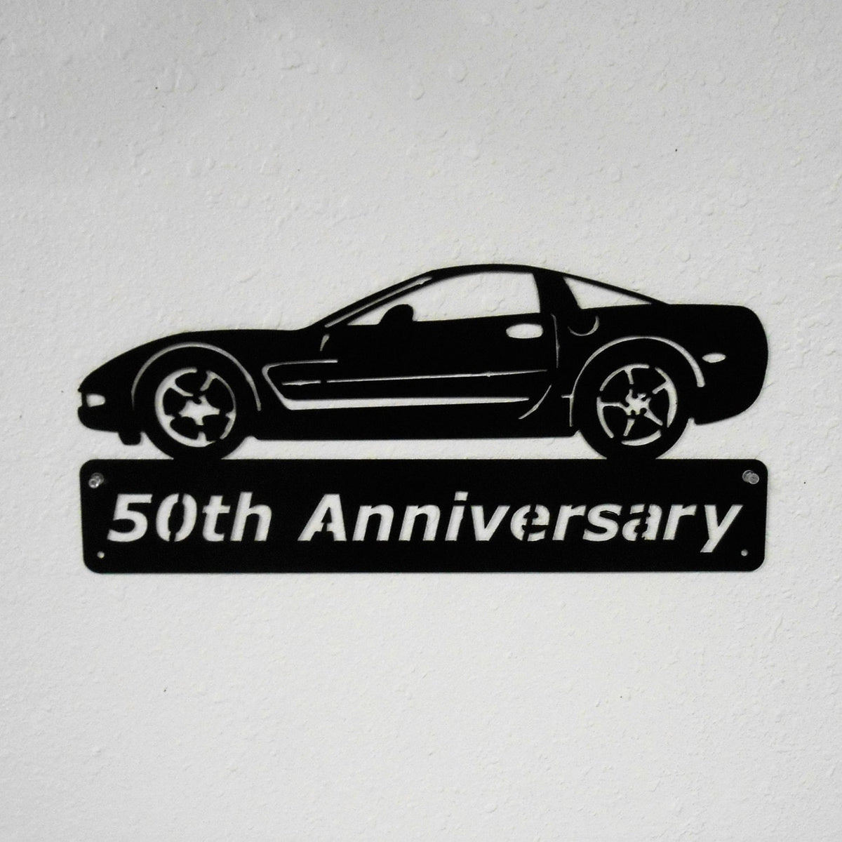 2003 Chevrolet Corvette - Metal Car Sign - Man Cave Sign - 50th Anniversary - Metal Wall Art - Garage Sign - Man Cave- Car Art