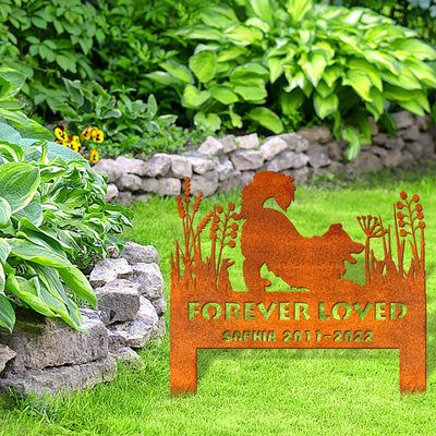 Border Collie Memorial Stake Sign Personalized, Pet Grave Markers Sign, Sign With Stake, Pet Loss Gift, Sympathy Sign, Remembrance Stake