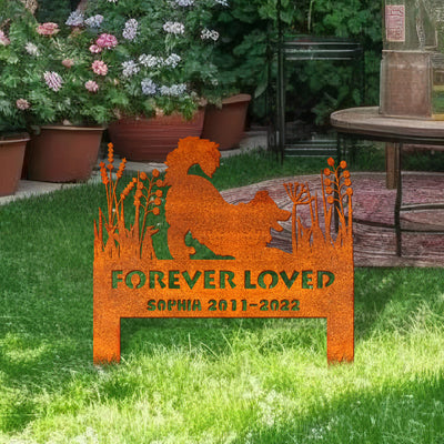 Border Collie Memorial Stake Sign Personalized, Pet Grave Markers Sign, Sign With Stake, Pet Loss Gift, Sympathy Sign, Remembrance Stake