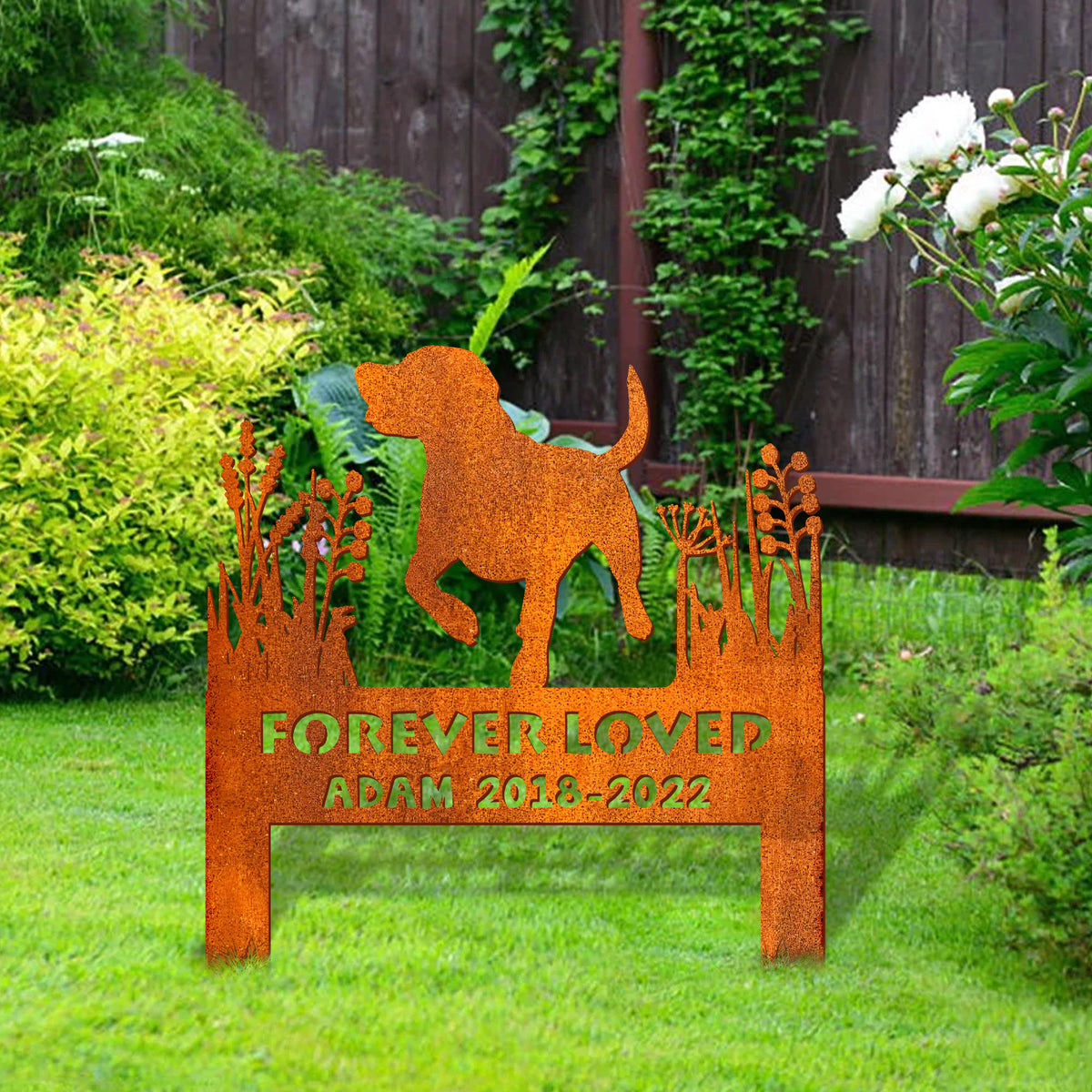 Labrador Retriever Memorial Stake Sign Personalized, Pet Grave Markers Sign, Sign With Stake, Pet Loss Gift, Sympathy Sign, Remembrance Stake