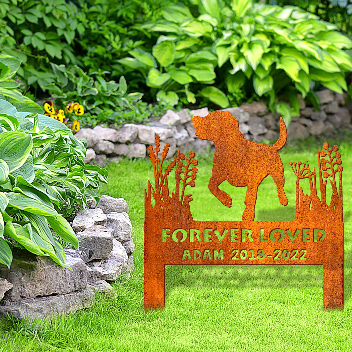 Labrador Retriever Memorial Stake Sign Personalized, Pet Grave Markers Sign, Sign With Stake, Pet Loss Gift, Sympathy Sign, Remembrance Stake